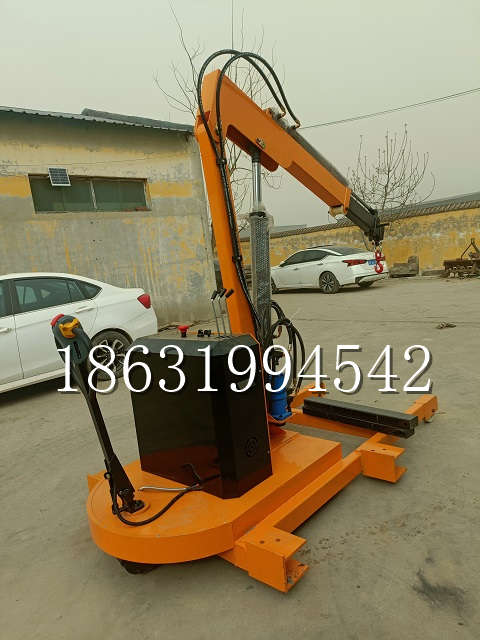 清徐县自卸车厢随车吊 自制轮式四不像起重机 四驱平板吊 5吨 贵盛